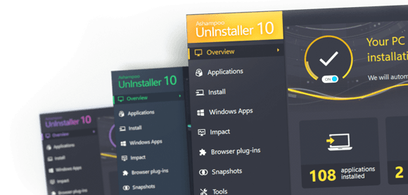 Ashampoo UnInstaller 10 skins