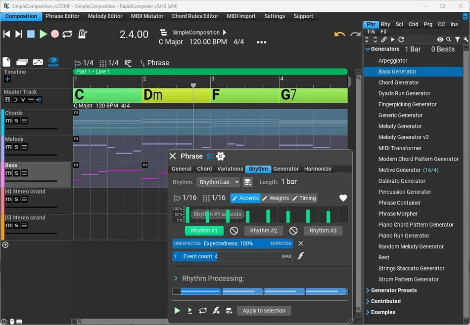 音乐创作软件 Music Developments Rapid Composer v5.2.2