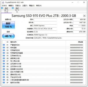 专业硬盘状态检测工具 CrystalDiskInfo v9.2.3