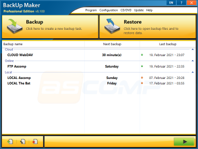 数据备份工具 BackUp Maker Professional v8.305