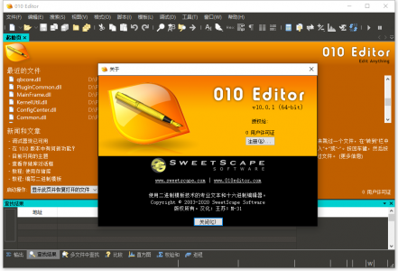 专业文本/十六进制编辑器 010 Editor v14.0.1 简体中文汉化修订版