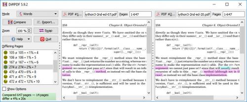 PDF 文件比较工具 Qtrac DiffPDF v6.1.0 x64