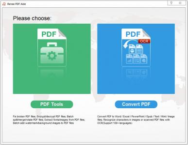 最好、最快的 PDF 转换器 Renee PDF Aide 2024.03.20.97