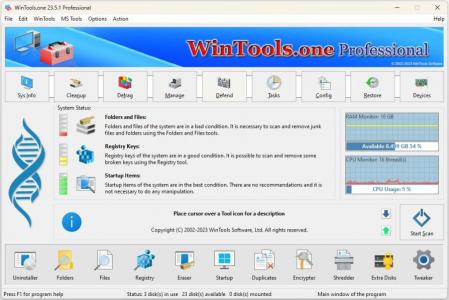 WinTools.one Home / Professional v24.3.1