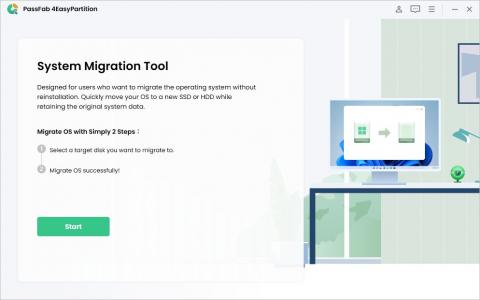 系统一键迁移 PassFab 4EasyPartition v2.9.0.21