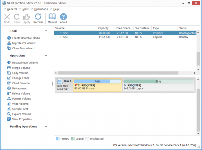 磁盘分区编辑器 NIUBI Partition Editor v9.9.5